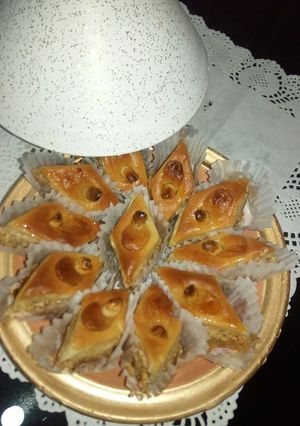 صورة لوصفة سلام لبنات🌹🌿🌹 بقلاوة