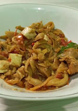 Foto resep Tumis Jamur Tahu Sederhana