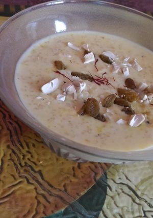 A picture of Oats kheer.