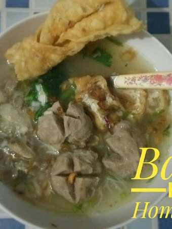 Langkah Mudah untuk Membuat Resep Bakso Kuah Home Made yang  Bikin Ketagihan Anti Ribet, Uenak Banget