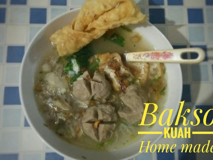 Langkah Mudah untuk Membuat Resep Bakso Kuah Home Made yang  Bikin Ketagihan Anti Ribet, Uenak Banget