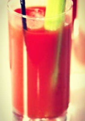 Una foto de Receta bloody mary