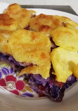 Foto di Gratin di patate e cavolo rosso