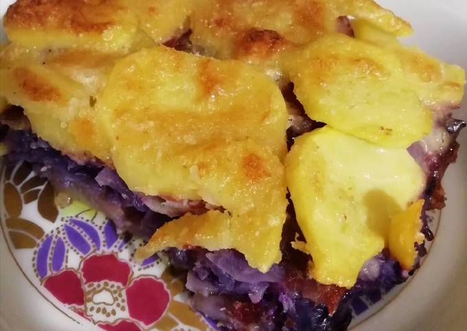 Come a Preparare Perfetto Gratin di patate e cavolo rosso