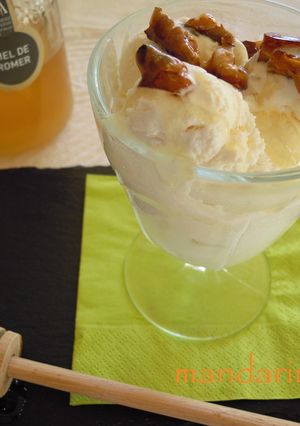 Una foto de Helado de miel