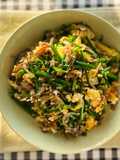 เห็ดหูหนูเส้นผัดกุยช่ายกับไข่🍄🥚🍳