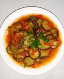 Cà tím chiên sốt cà chua