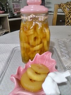 عکسی از دستور کمپوت سیب