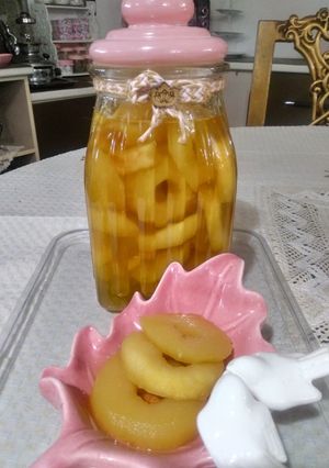 عکسی از دستور کمپوت سیب