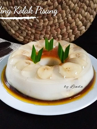 Langkah Gampang Membikin Resep  Puding Kolak Pisang yang Enak Banget, Enak Banget