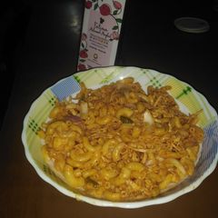 A picture of 7 spice Tikka Maccrooni.