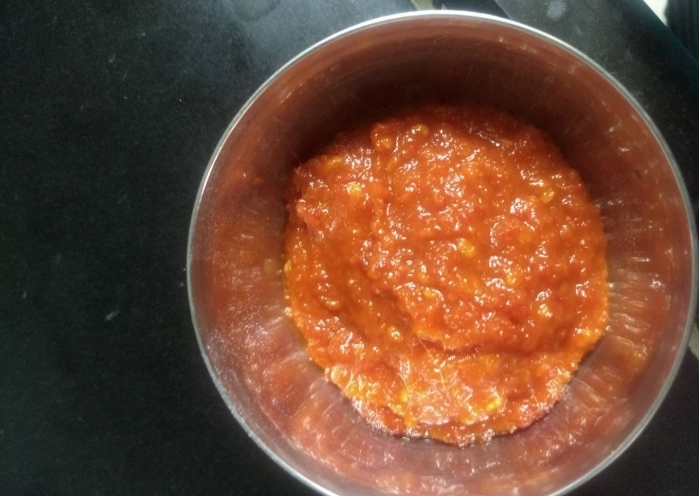 Recipe of Quick Red chilli chutney