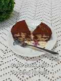 Cake Batik Milo Topping Nutella (3 bahan saja)