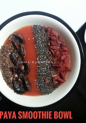 Foto resep Papaya Smoothie Bowl