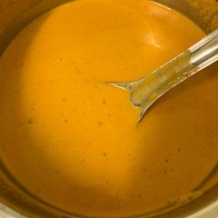A picture of Tomato Creamy Soup.