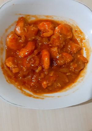 Foto resep Udang saos padang