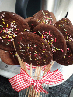 Una foto de Piruletas de chocolate (con y sin Tmx)