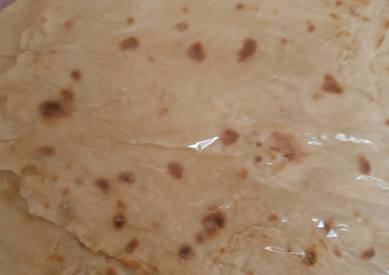 Homemade shawama wrapper/pita bread