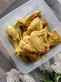 Foto resep 1004. Ayam ungkep bumbu kuning