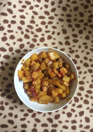 Foto resep Sambel kentang tempe