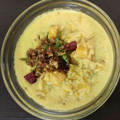 Pumpkin curd gravy A picture of Pumpkin curd gravy.