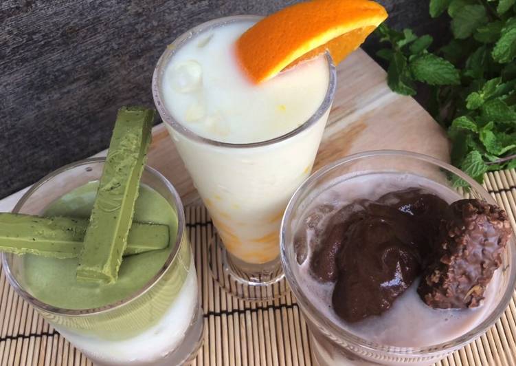 Resep Varian DALGONA: Drink Beng-Beng, NutriSari dan Chocolatos Matcha Latte Anti Gagal