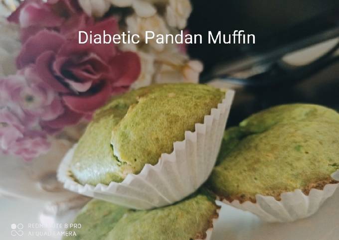 Cara membuat Diabetic Pandan Muffin Cara membuat Diabetic Pandan Muffin