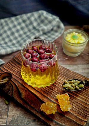 عکسی از دستور دمنوش عناب و هل🍵