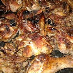 A picture of Oven roasted chicken.