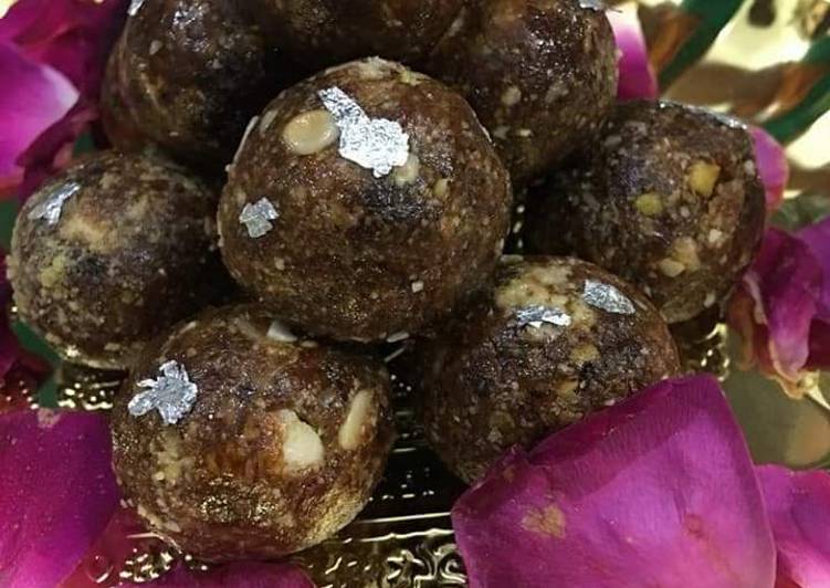 Step-by-Step Guide to Prepare Ultimate ♥♣♥ Dates &amp; Dry Fruit Ladoo♥♣♥
