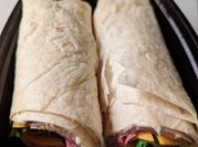 A picture of spinach cheese corn sandwich