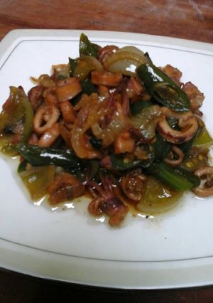Foto resep Cumi asin cabe hejo