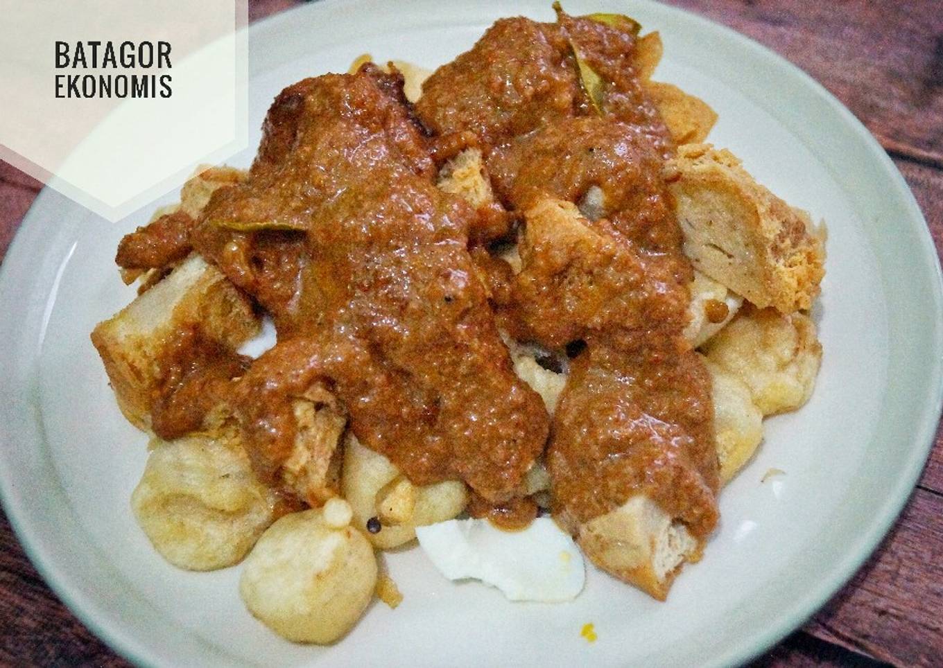 Batagor ekonomis (anti gagal) ala abang2 SD