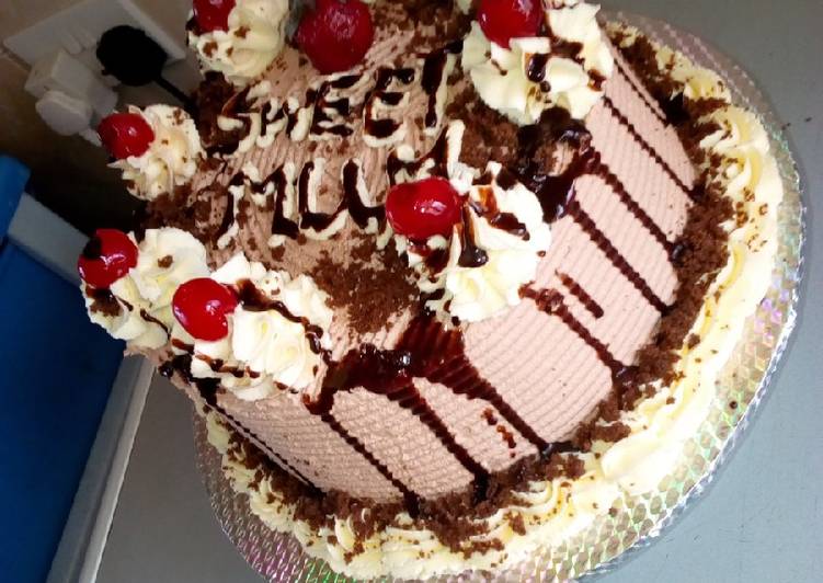 Simple Way to Prepare Favorite Black forest cake