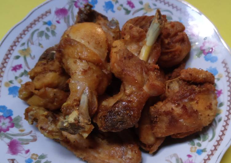 Resep Ayam Goreng Bumbu Sederhana, Enak