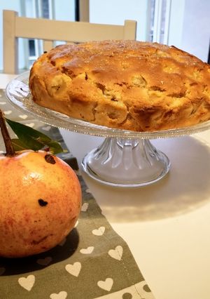 Foto di Torta di mele e uva 🍎🍇 senza lattosio