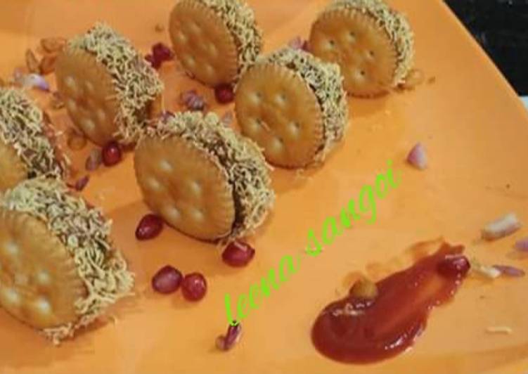 Recipe of Perfect Dabeli biscuit sandwich