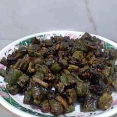 A picture of Crispy Bhindi.