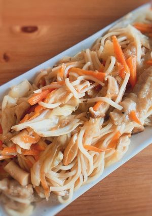 大鍋炒麵（無肉燥） 的食譜成品照片