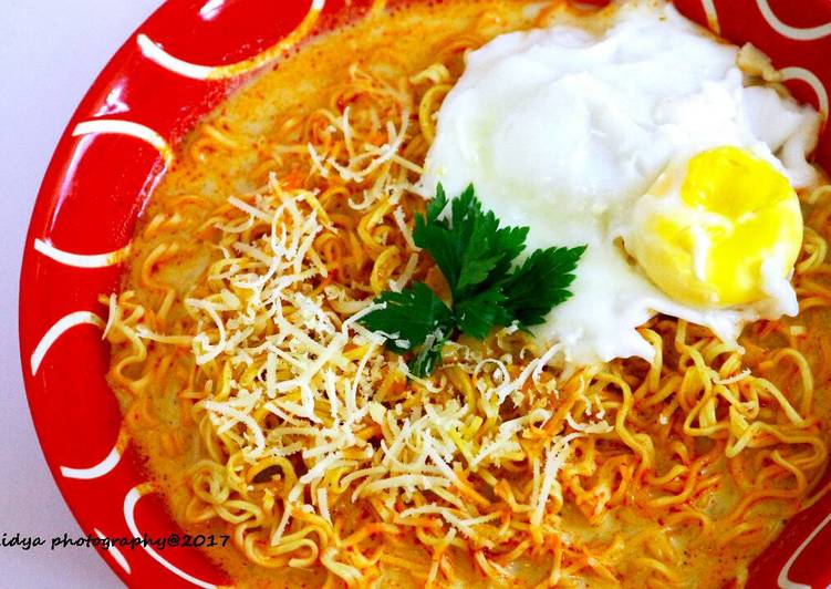 Cara mudah Membuat Mie suke (susu keju) ala chef Lidya, Bisa Manjain Lidah