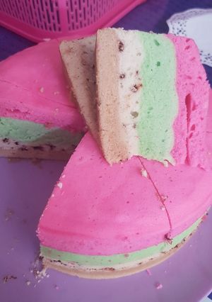 Foto resep Lapis Kukus Putih Telur