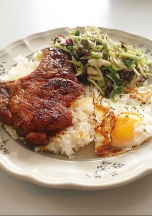 Hình của món Cơm tấm tự chế.