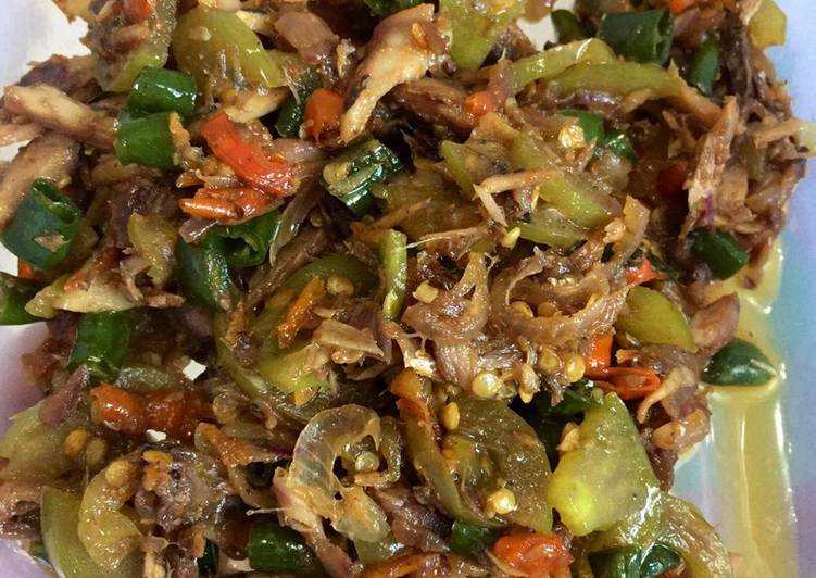 Resep Oseng Sambal Ikan Peda Lezat