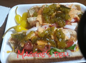 Una foto de Hot dog estilo Sonora