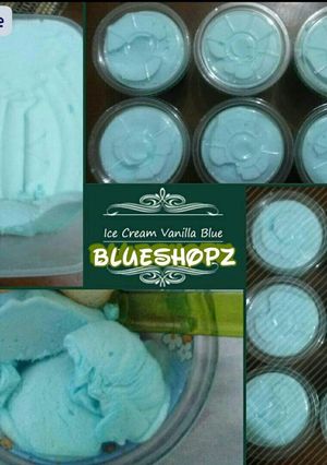 Foto resep Ice Cream Vanilla Blue