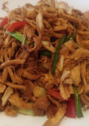 Foto resep Ayam Suwir Kecap