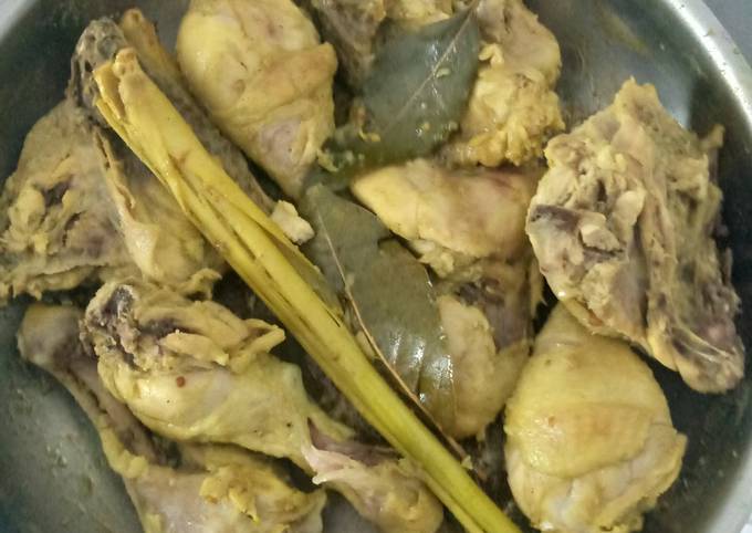 Cara Praktis Memasak Ayam ukep bumbu kuning (untuk ayam goreng Dan ayam bakar), Enak