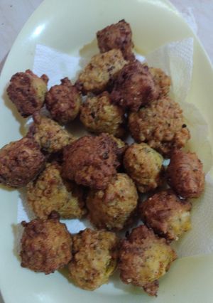 Una foto de Croquetas de arroz +Puré