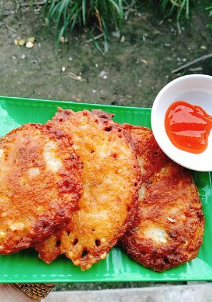Hình của món Xác bắp(ngô) chiên giòn.