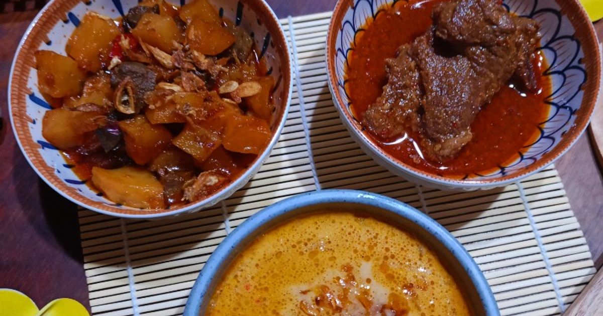 Ketupat sayur lebaran